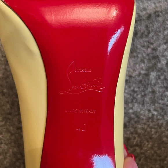 Christian Louboutin 100 mm heels great condition size 40 - Picture 8 of 12